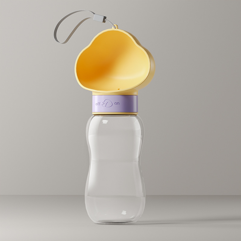 2-in-1 Portable Dog Water Bottle & Food Feeder