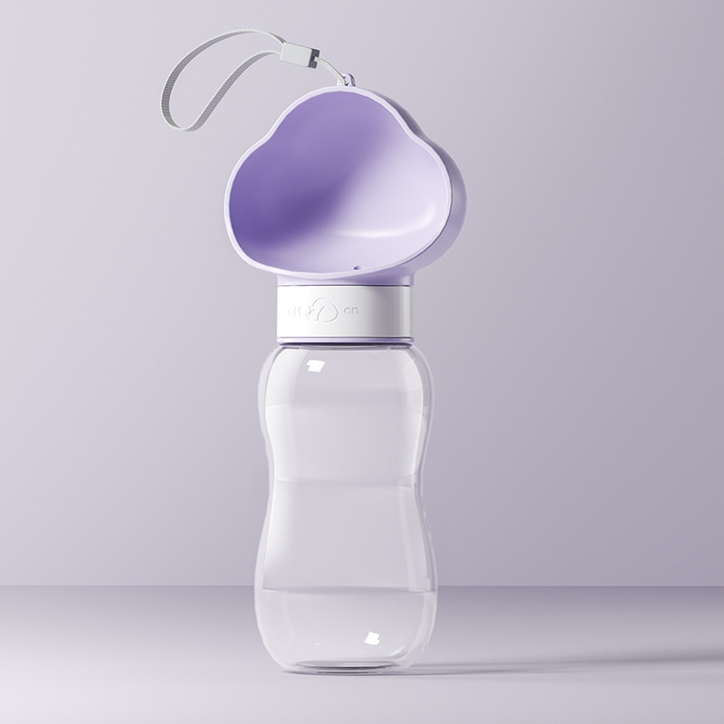 2-in-1 Portable Dog Water Bottle & Food Feeder