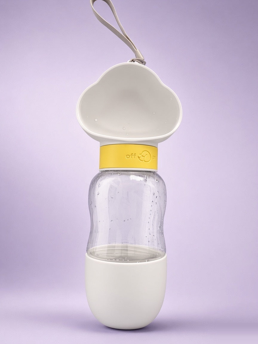 CloudPaw 2-in-1 Dog Bottle 650ml White